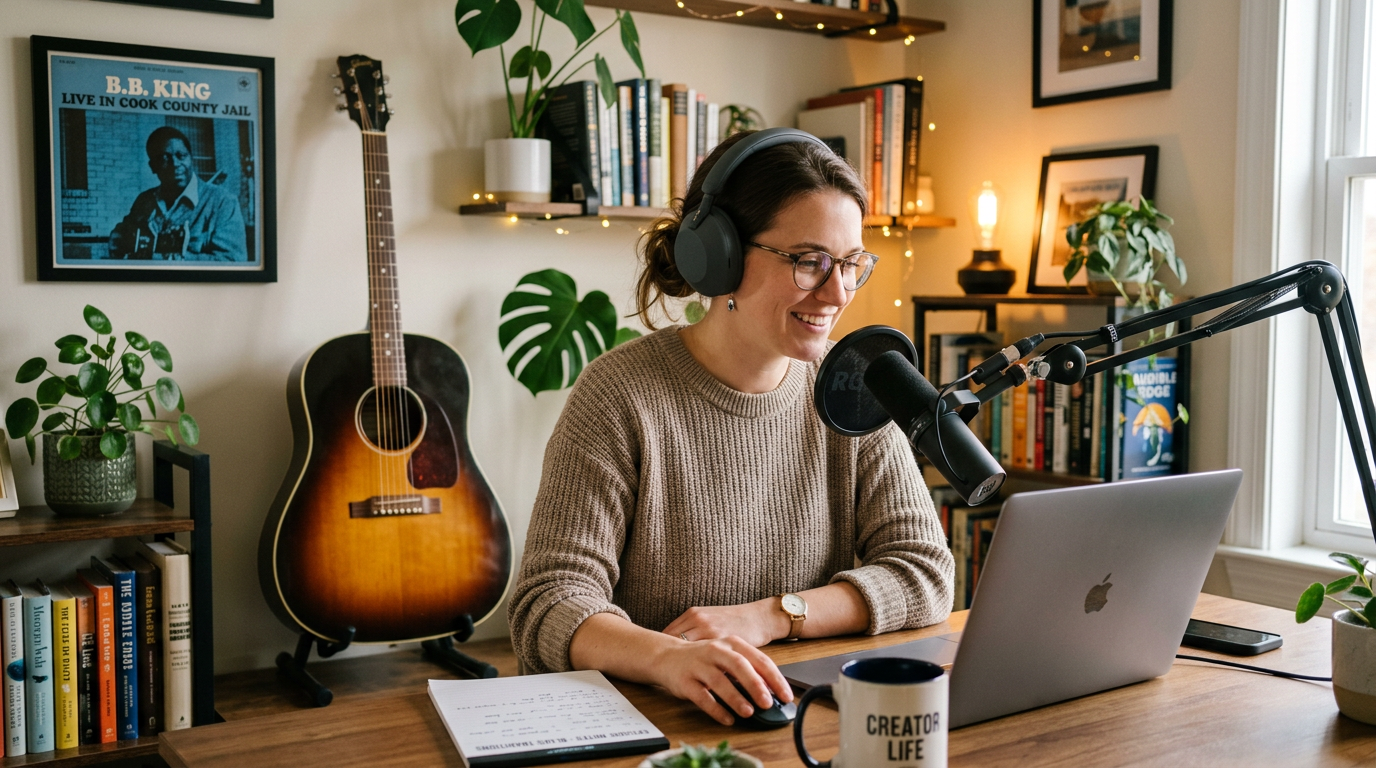 Creators, filmmakers and podcasters using AI blues music