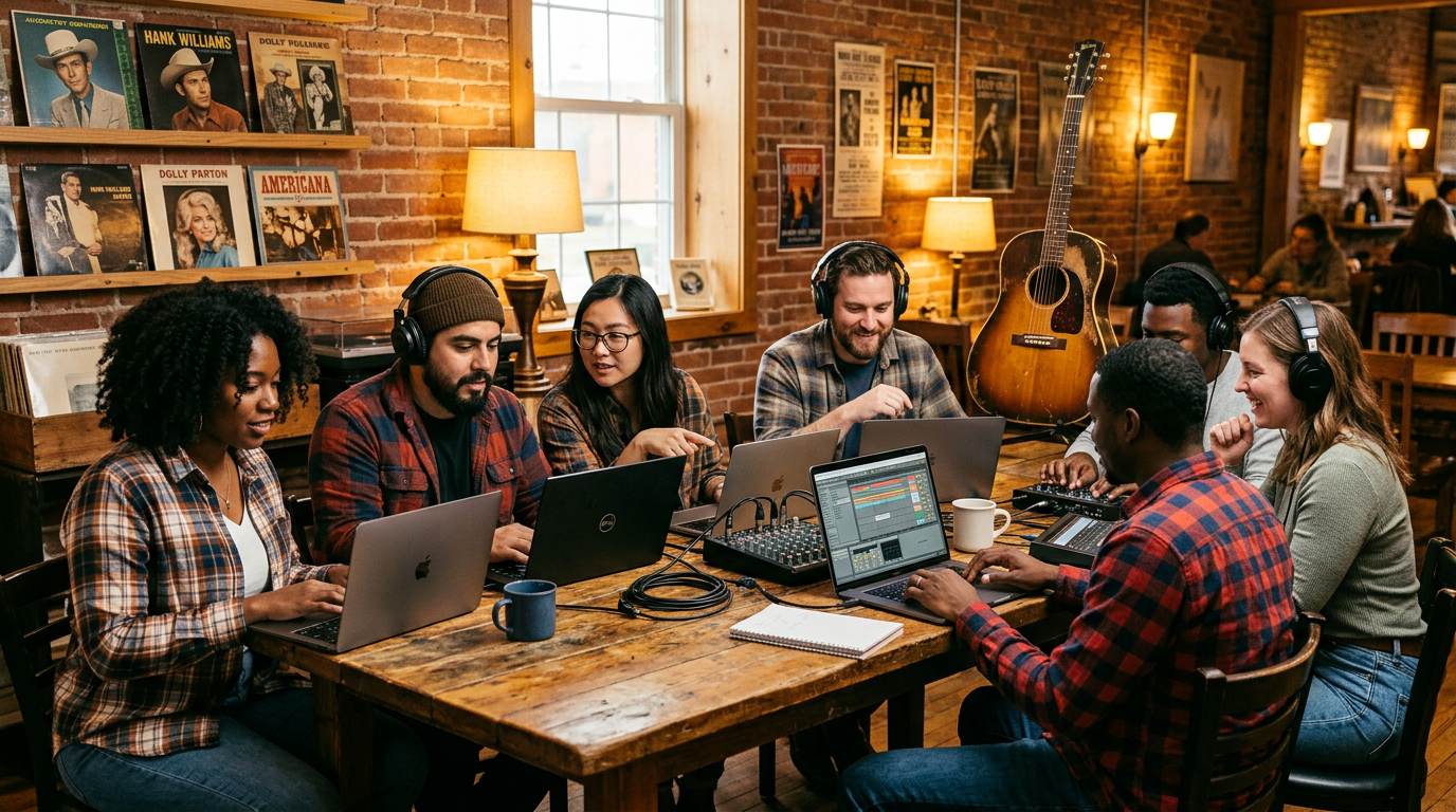 Creators, filmmakers and podcasters using AI country music
