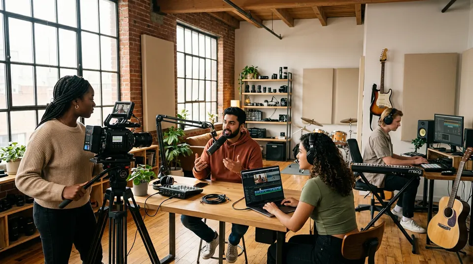 Content creators using AI lofi music for YouTube and live streams